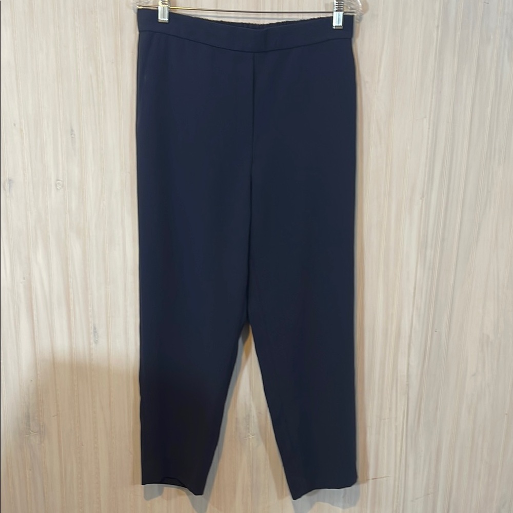 ST JOHN NAVY PULL ON CAREER PANTS MEDIUM